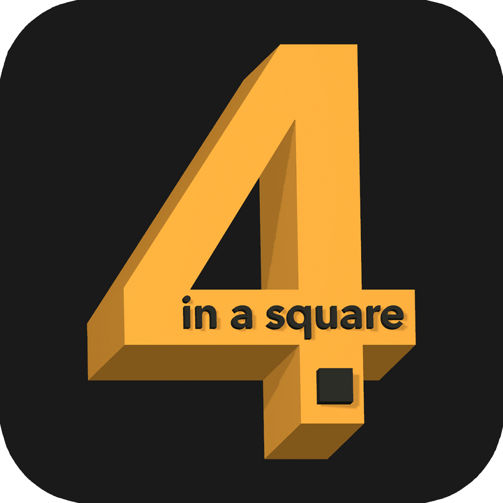 Four in a square - Connect 4 diehards 3D - icon